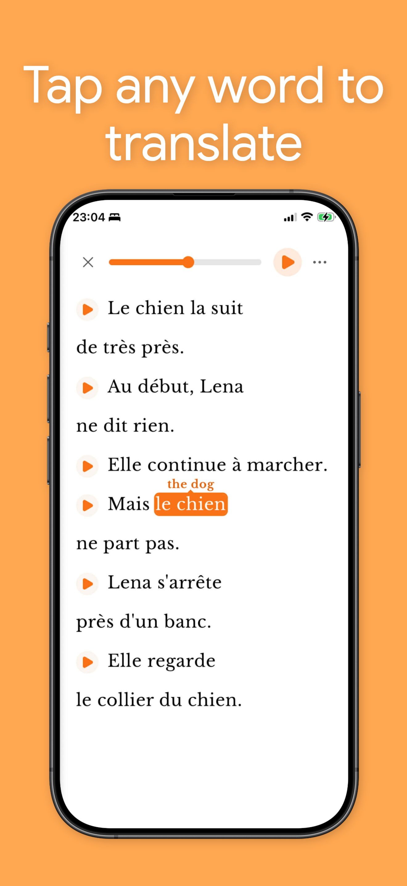 Read in simple sentences
